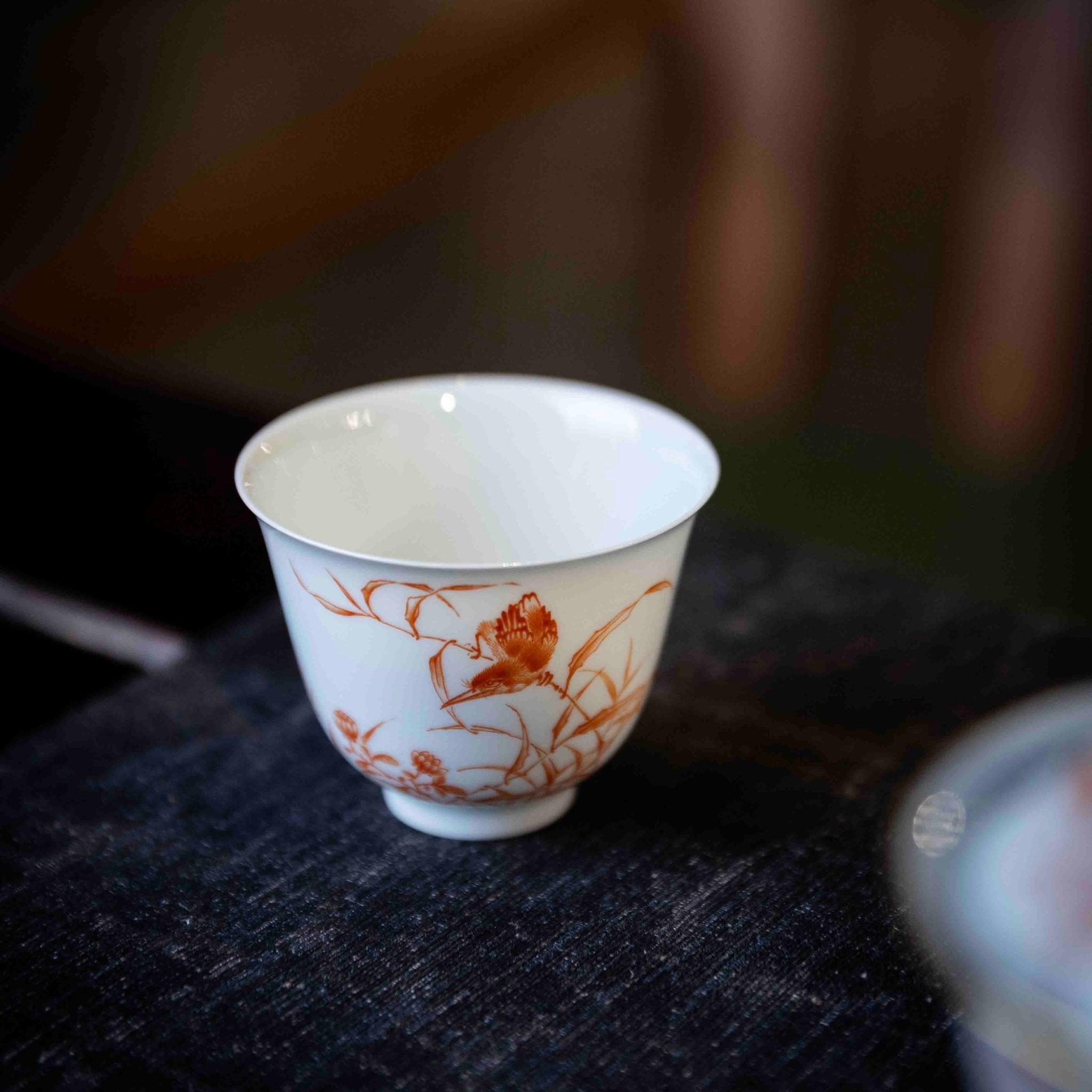 Cui Niao 100cc - Jing De Zhen Porcelain Gaiwan - zycs_China
