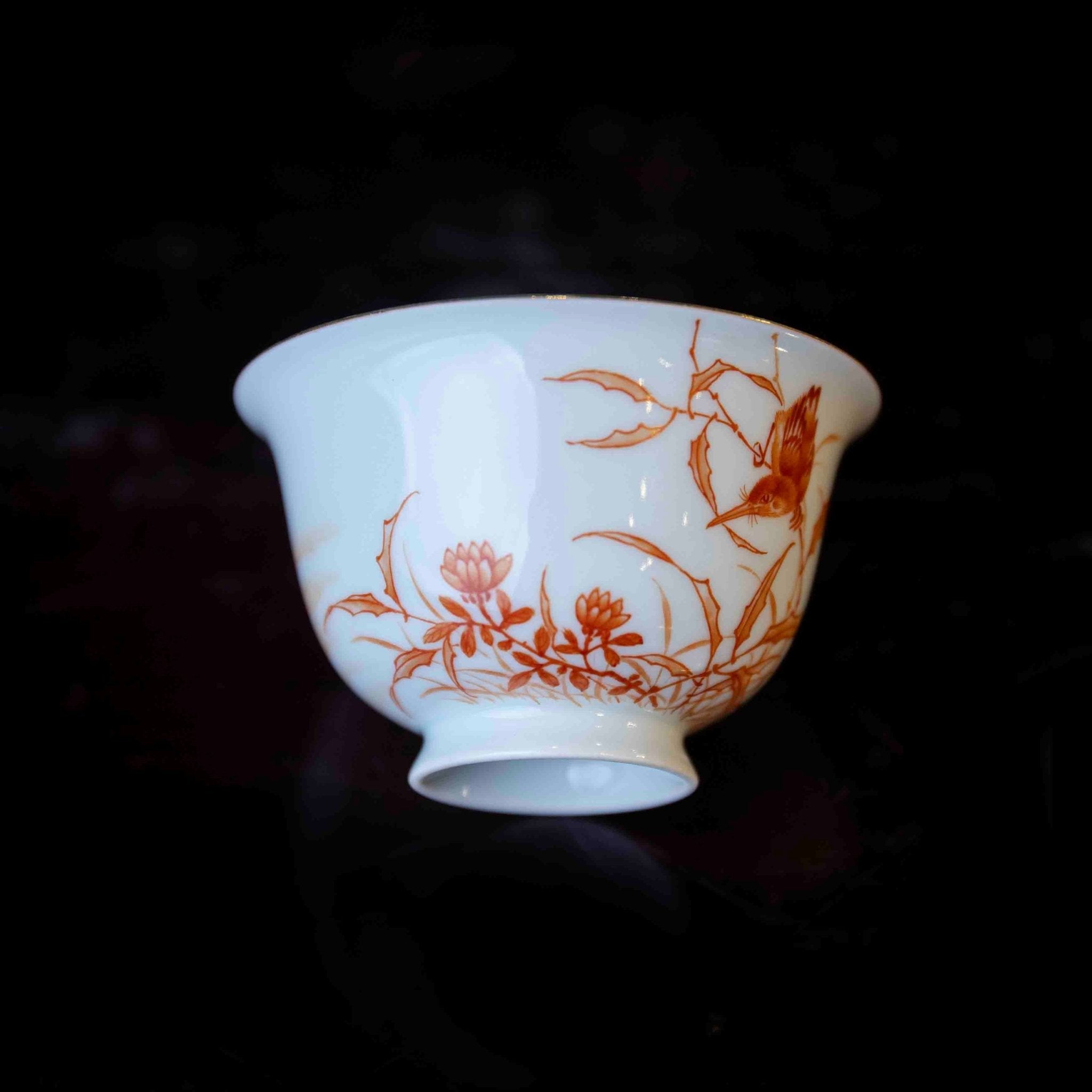 Cui Niao 100cc - Jing De Zhen Porcelain Gaiwan - zycs_China
