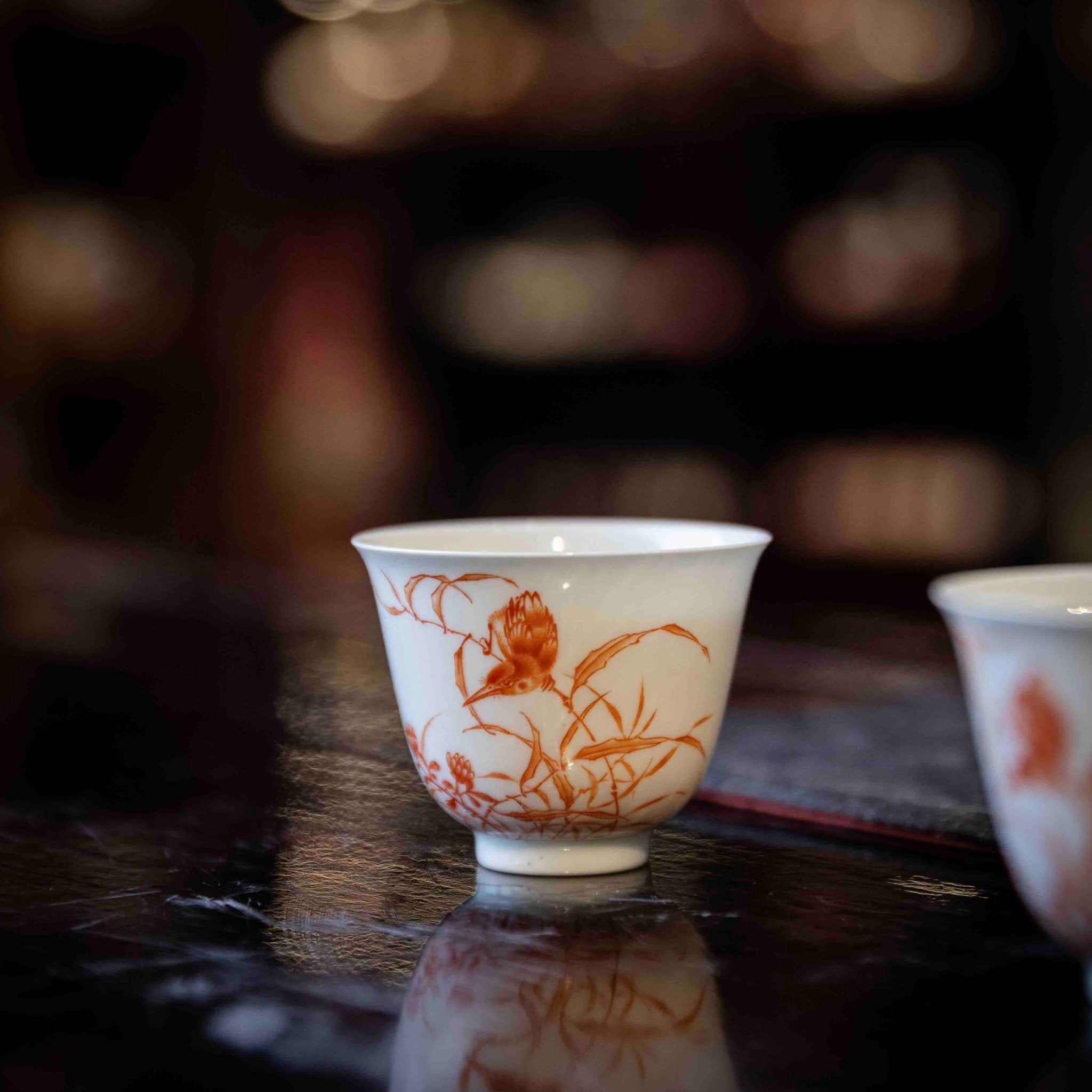 Cui Niao 100cc - Jing De Zhen Porcelain Gaiwan - zycs_China