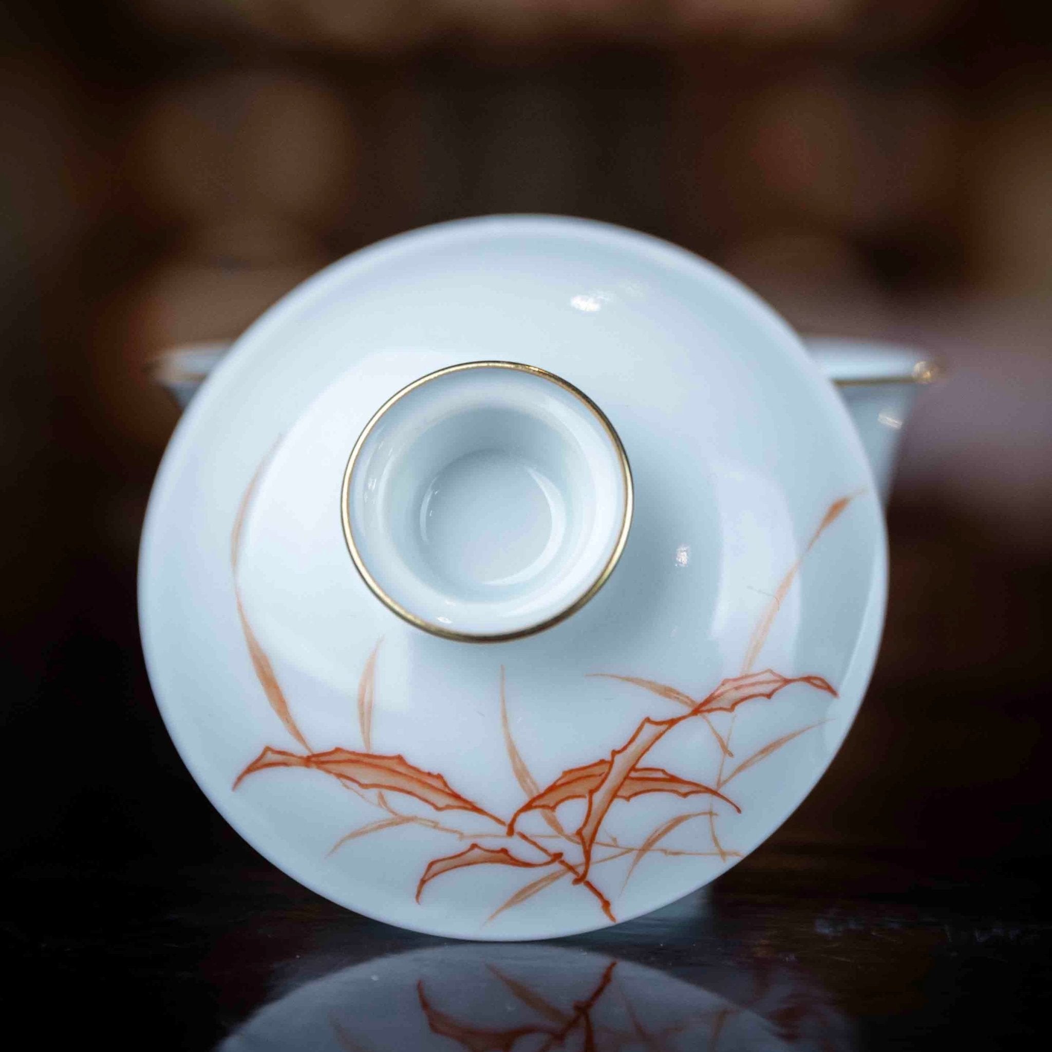 Cui Niao 100cc - Jing De Zhen Porcelain Gaiwan - zycs_China