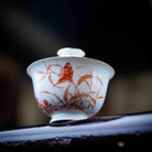 Cui Niao 100cc - Jing De Zhen Porcelain Gaiwan - zycs_China