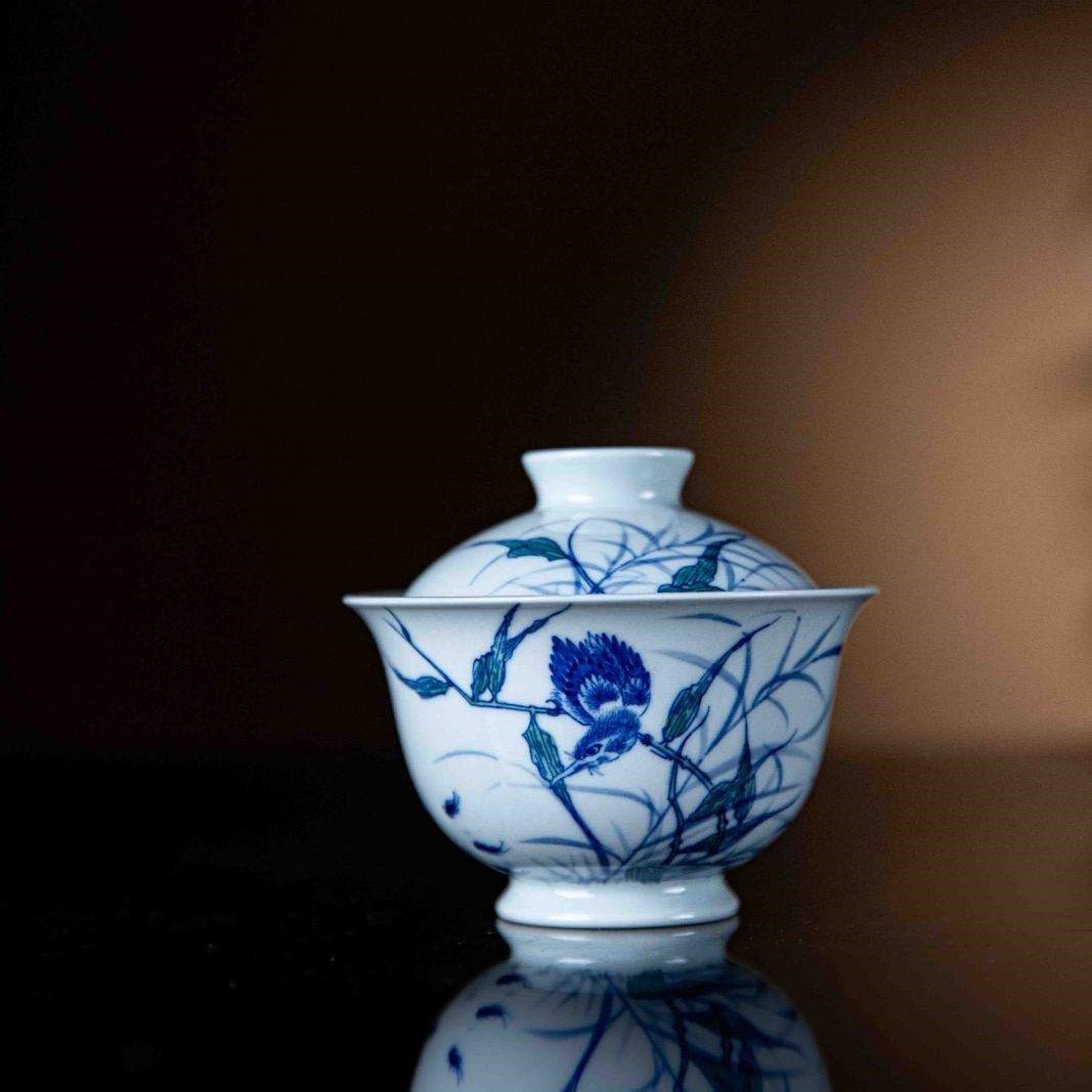 Cui Niao 125cc - Jing De Zhen Porcelain Gaiwan - zycs_China