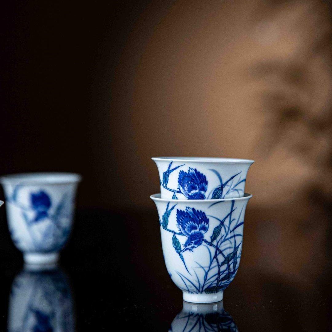 Cui Niao 125cc - Jing De Zhen Porcelain Gaiwan - zycs_China