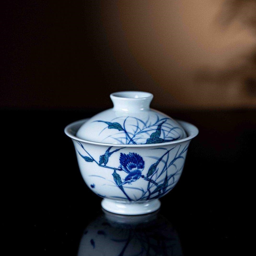 Cui Niao 125cc - Jing De Zhen Porcelain Gaiwan - zycs_China
