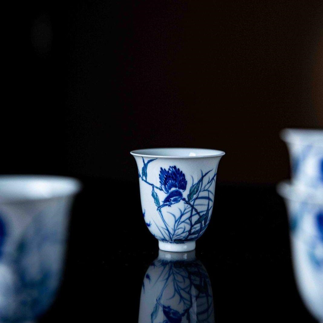 Cui Niao 125cc - Jing De Zhen Porcelain Gaiwan - zycs_China