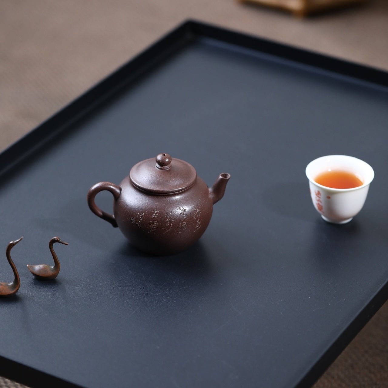 Da Bin Lian Zi 140cc - Yixing Handmade Teapot - zycs_China
