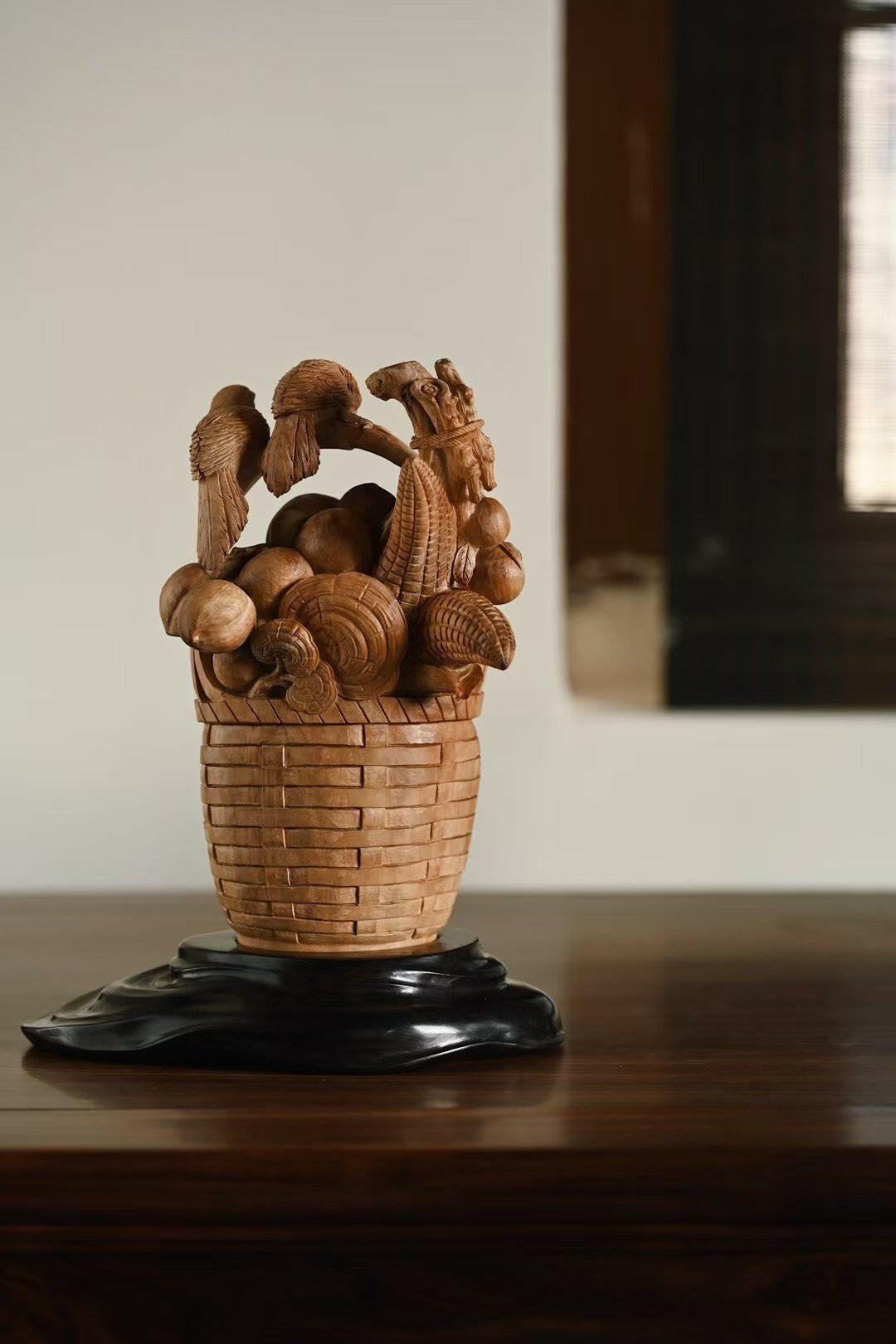 Da Ji Da Li - Wood Sculpture - zycs_China