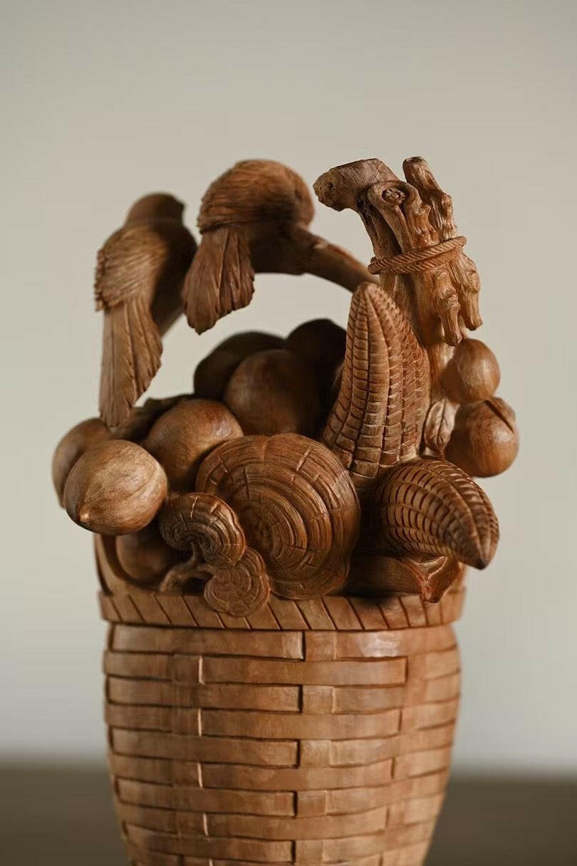 Da Ji Da Li - Wood Sculpture - zycs_China