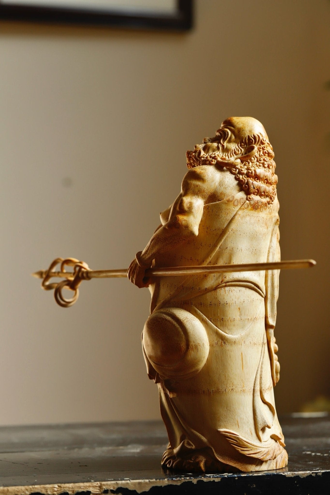 Da Mo - Wood Sculpture - zycs_China