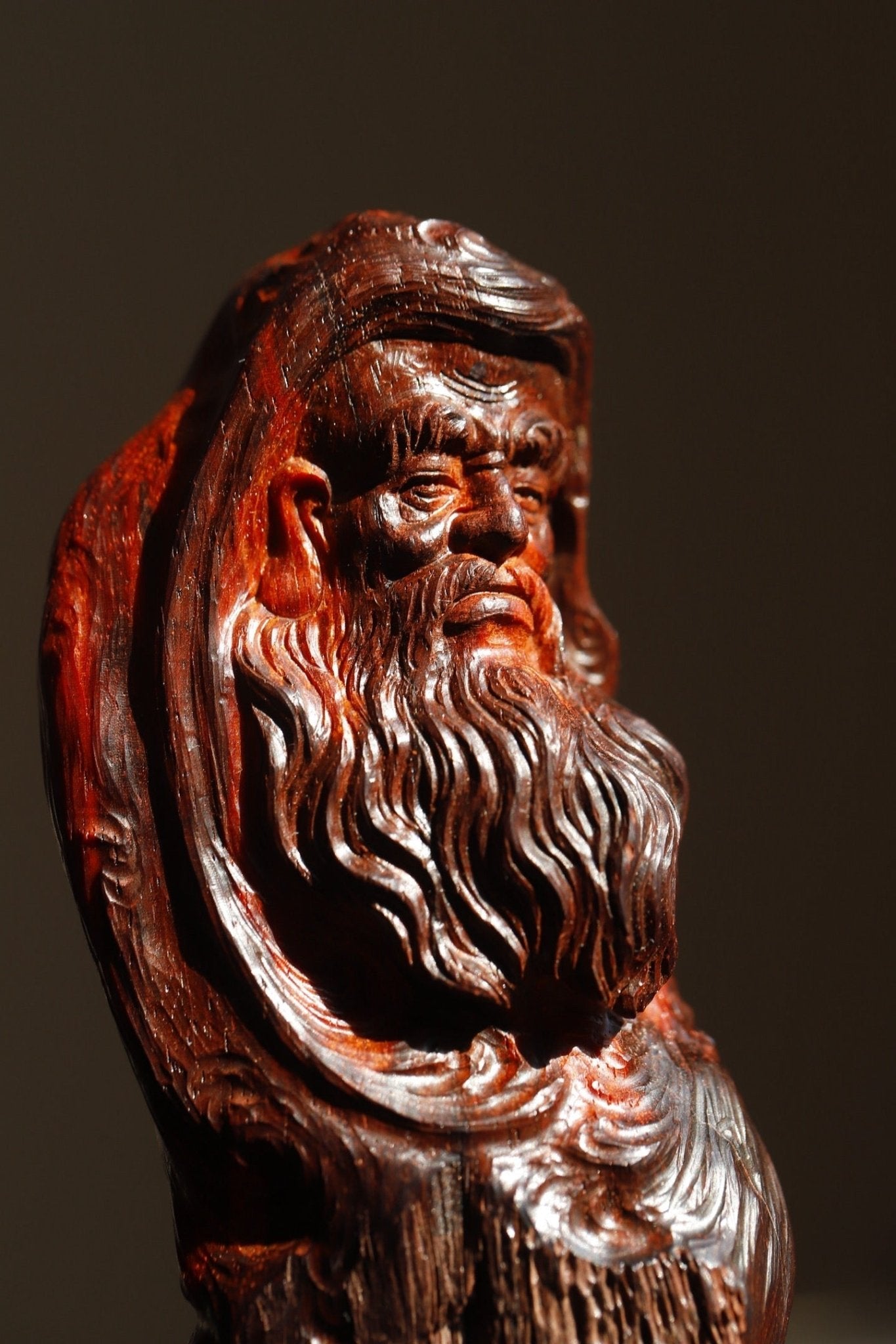 Da Mo - Wood Sculpture - zycs_China