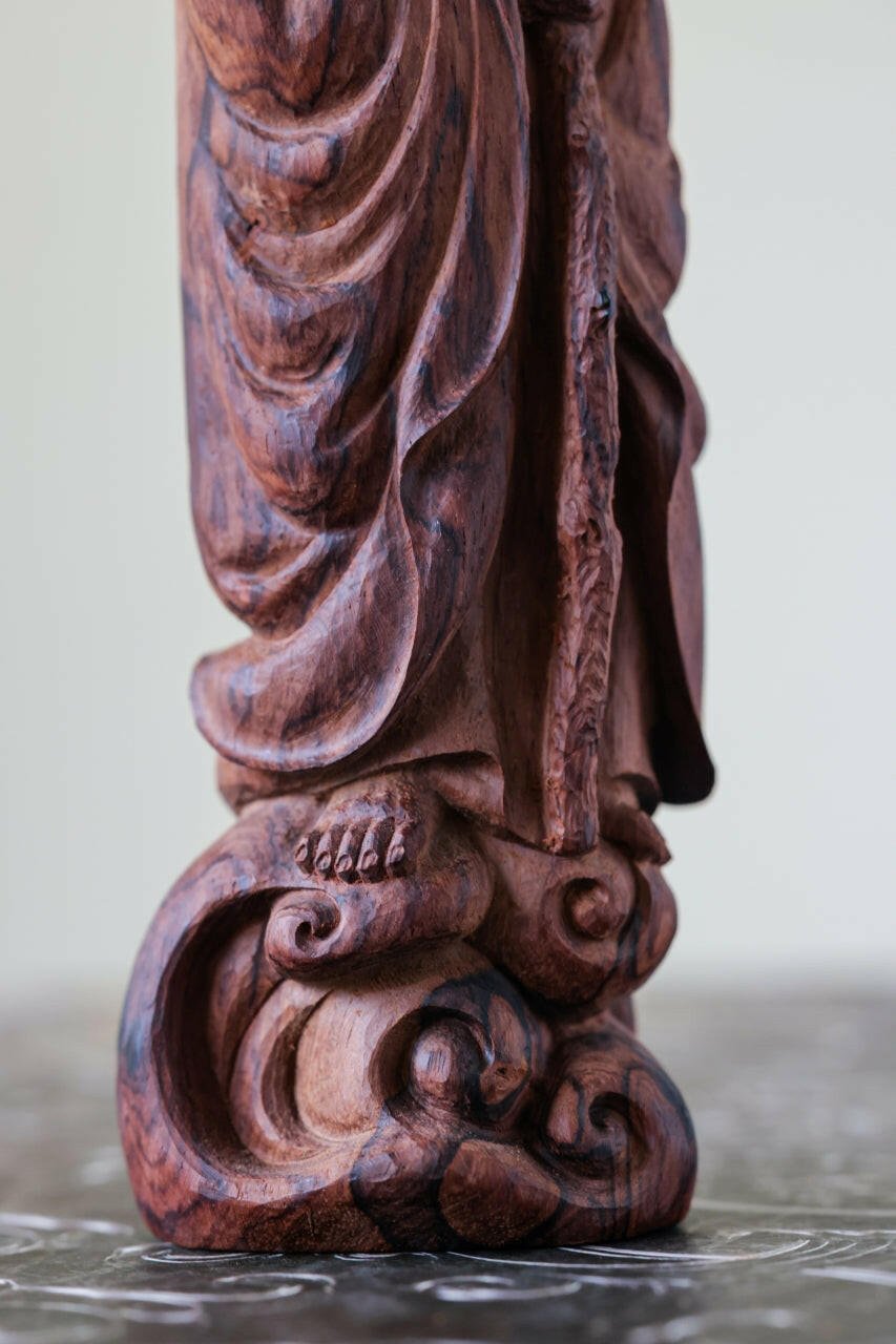 Da Mo - Wood Sculpture - zycs_China