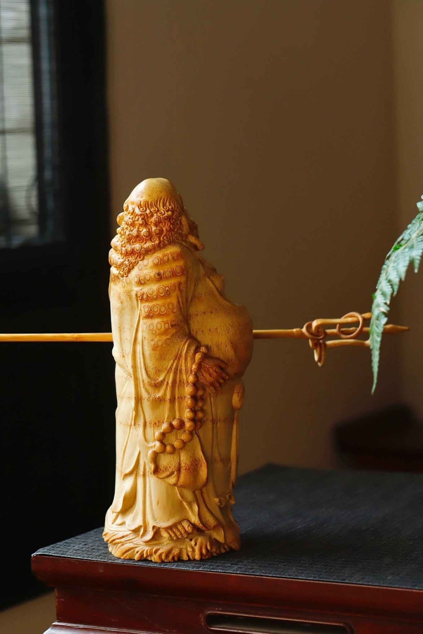 Da Mo - Wood Sculpture - zycs_China