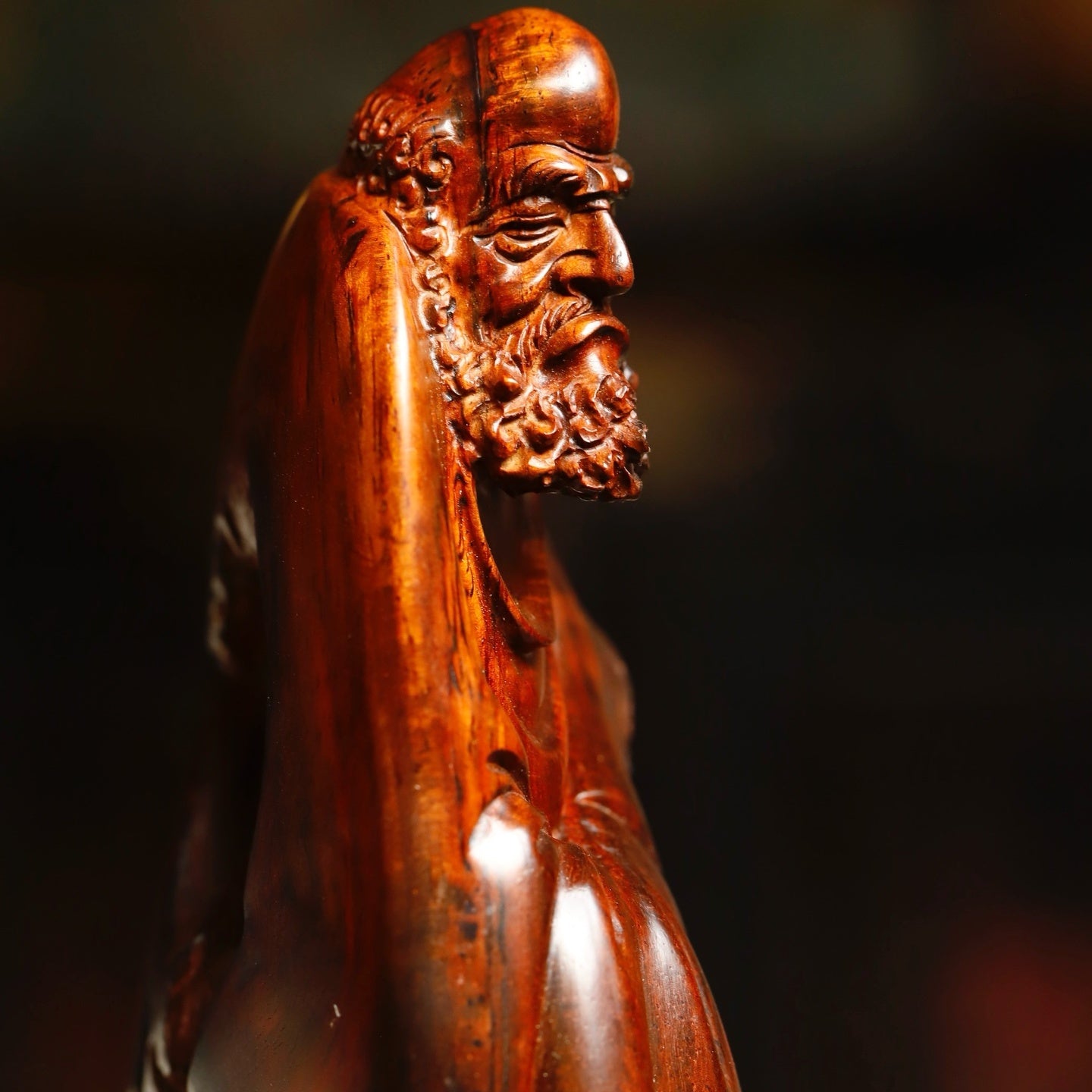Da Mo - Wood Sculpture - zycs_China
