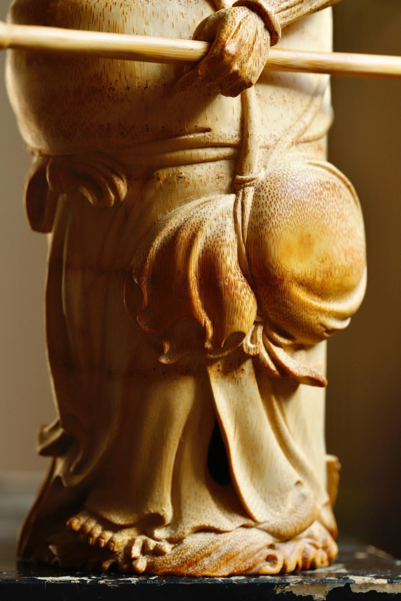 Da Mo - Wood Sculpture - zycs_China