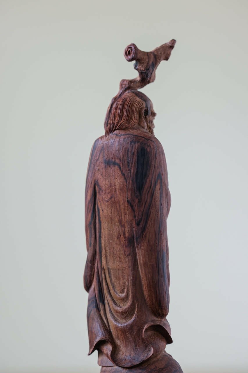 Da Mo - Wood Sculpture - zycs_China
