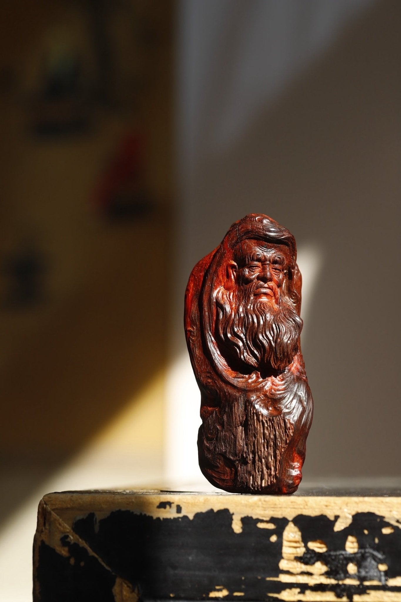 Da Mo - Wood Sculpture - zycs_China