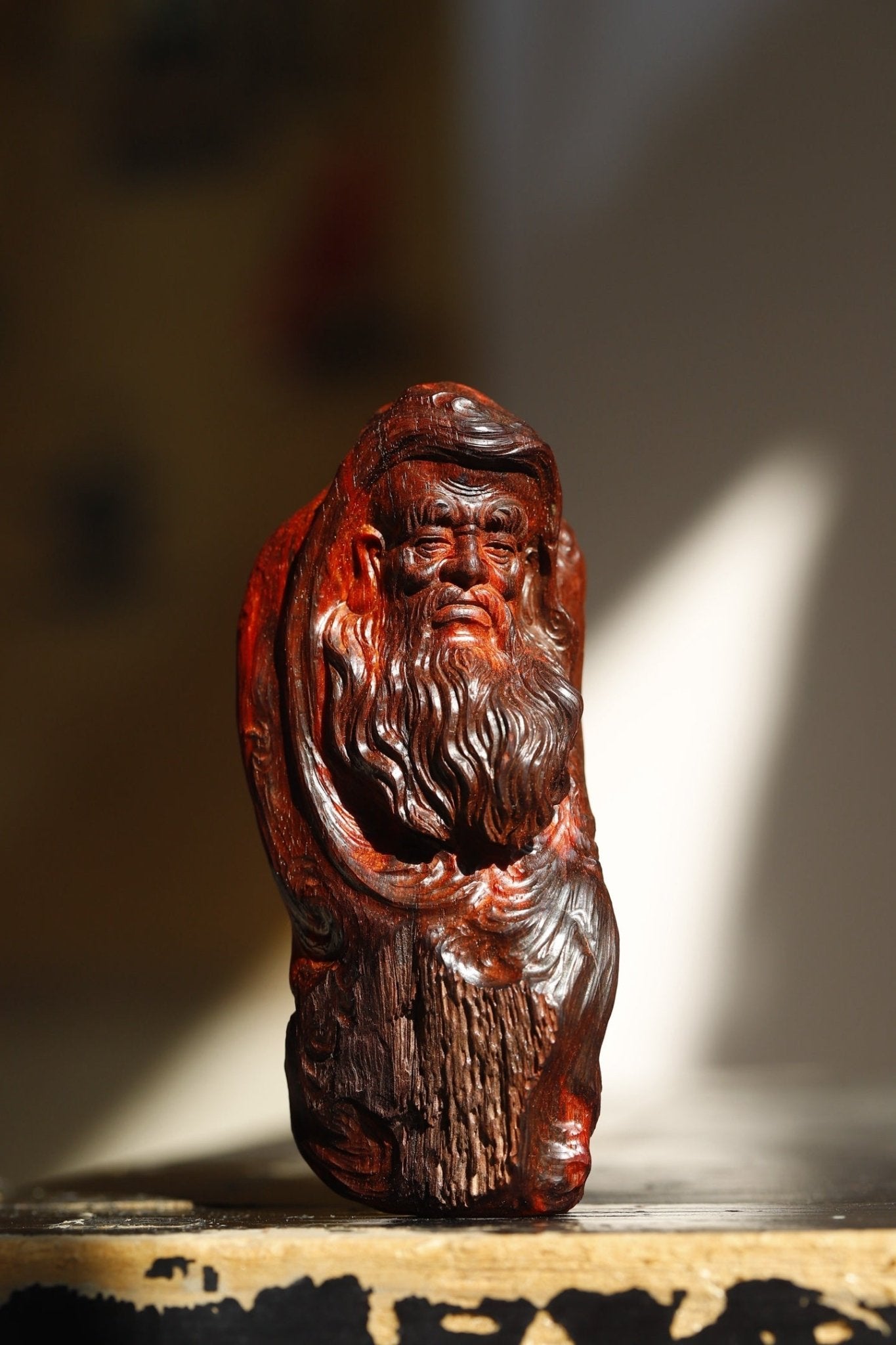 Da Mo - Wood Sculpture - zycs_China