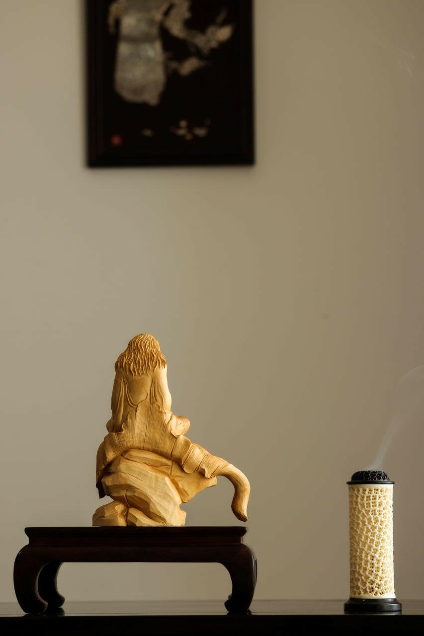 Da Mo Wu Chan - Wood Sculpture - zycs_China