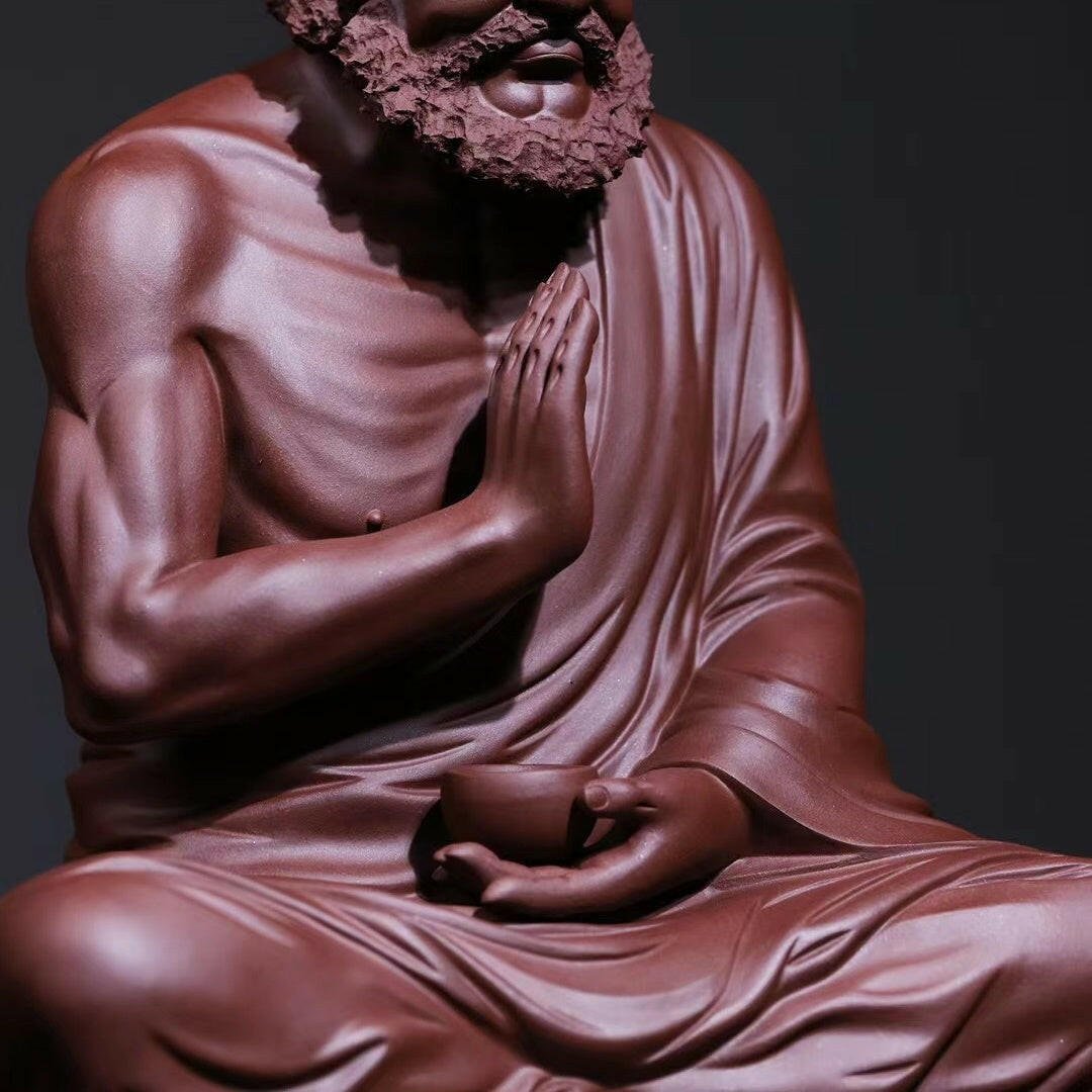 Da Mo Wu Chan - Zisha Sculpture - zycs_China