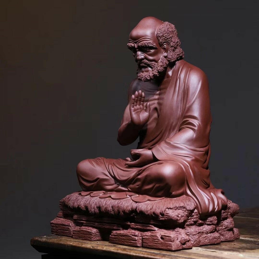 Da Mo Wu Chan - Zisha Sculpture - zycs_China