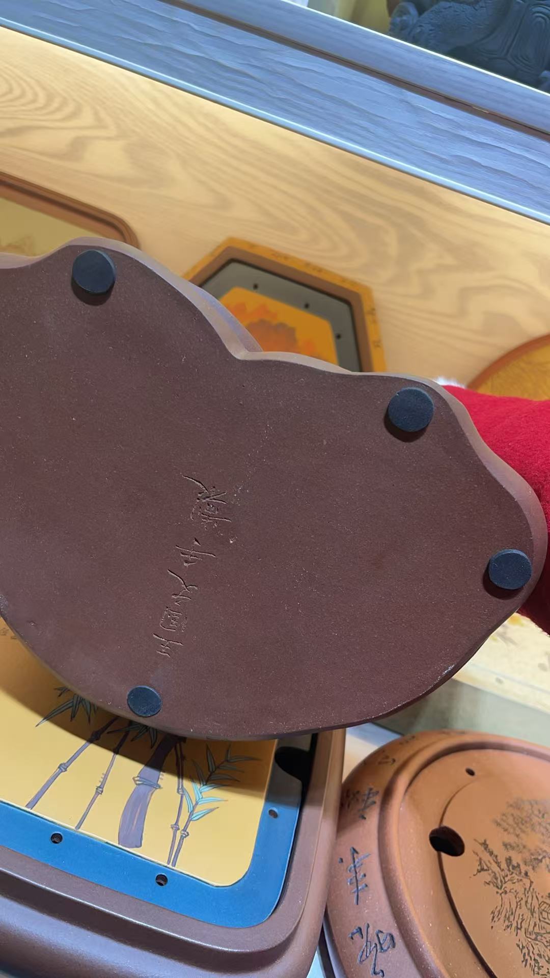 Da Mo Wu Dao - Zisha Sculpture - zycs_China