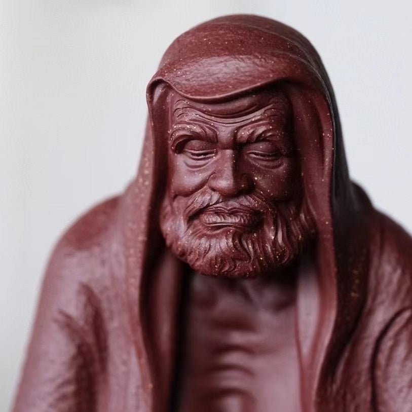 Da Mo Wu Dao - Zisha Sculpture - zycs_China