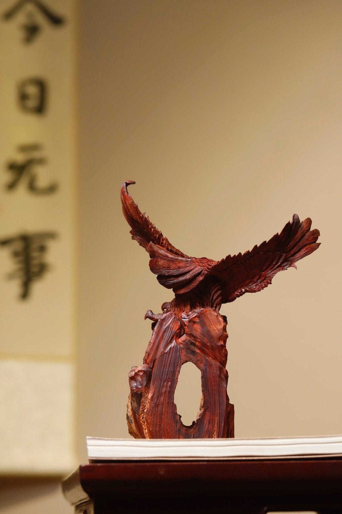 Da Zhan Hong Tu - Wood Sculpture - zycs_China