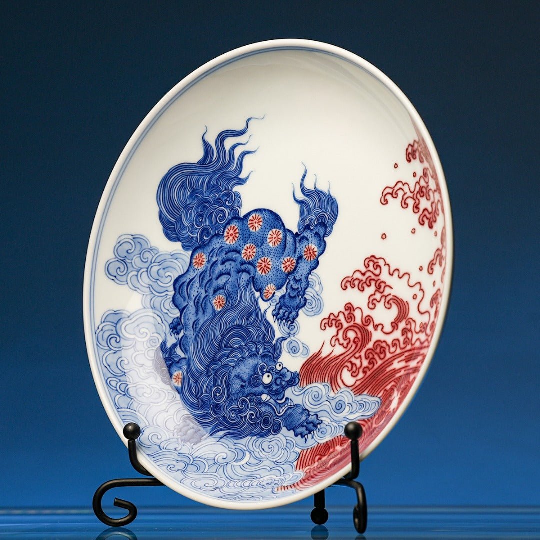 Dan Shi Hai Shui 160cc - Jing De Zhen Porcelain Gaiwan - zycs_China