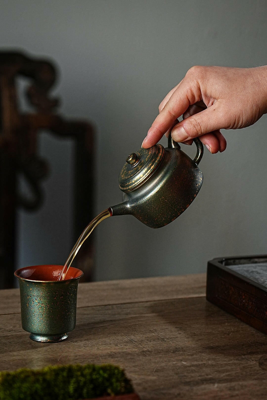 De Zhong 130cc - Yixing Handmade Teapot - zycs_China - tea - teapot