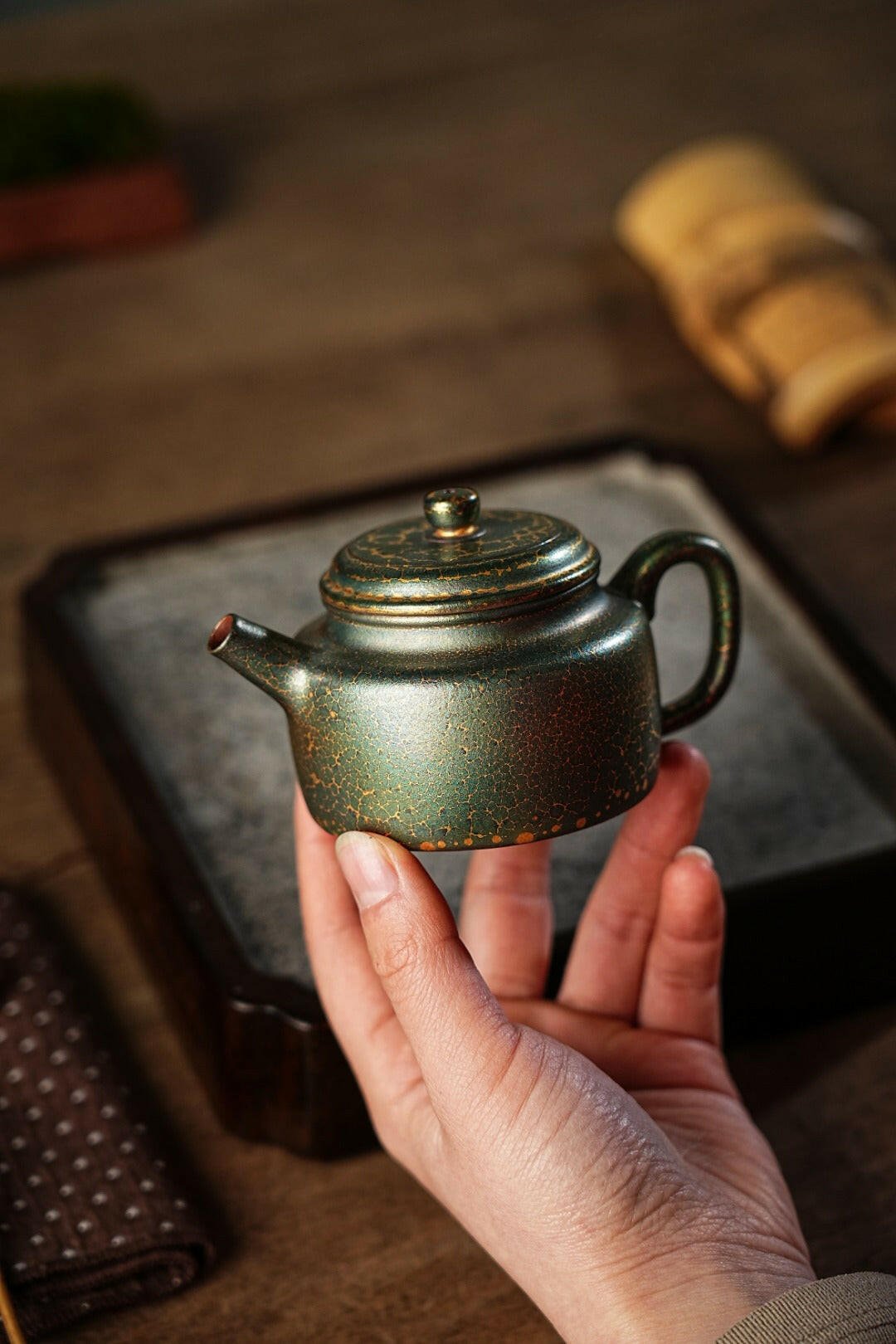 De Zhong 130cc - Yixing Handmade Teapot - zycs_China - tea - teapot