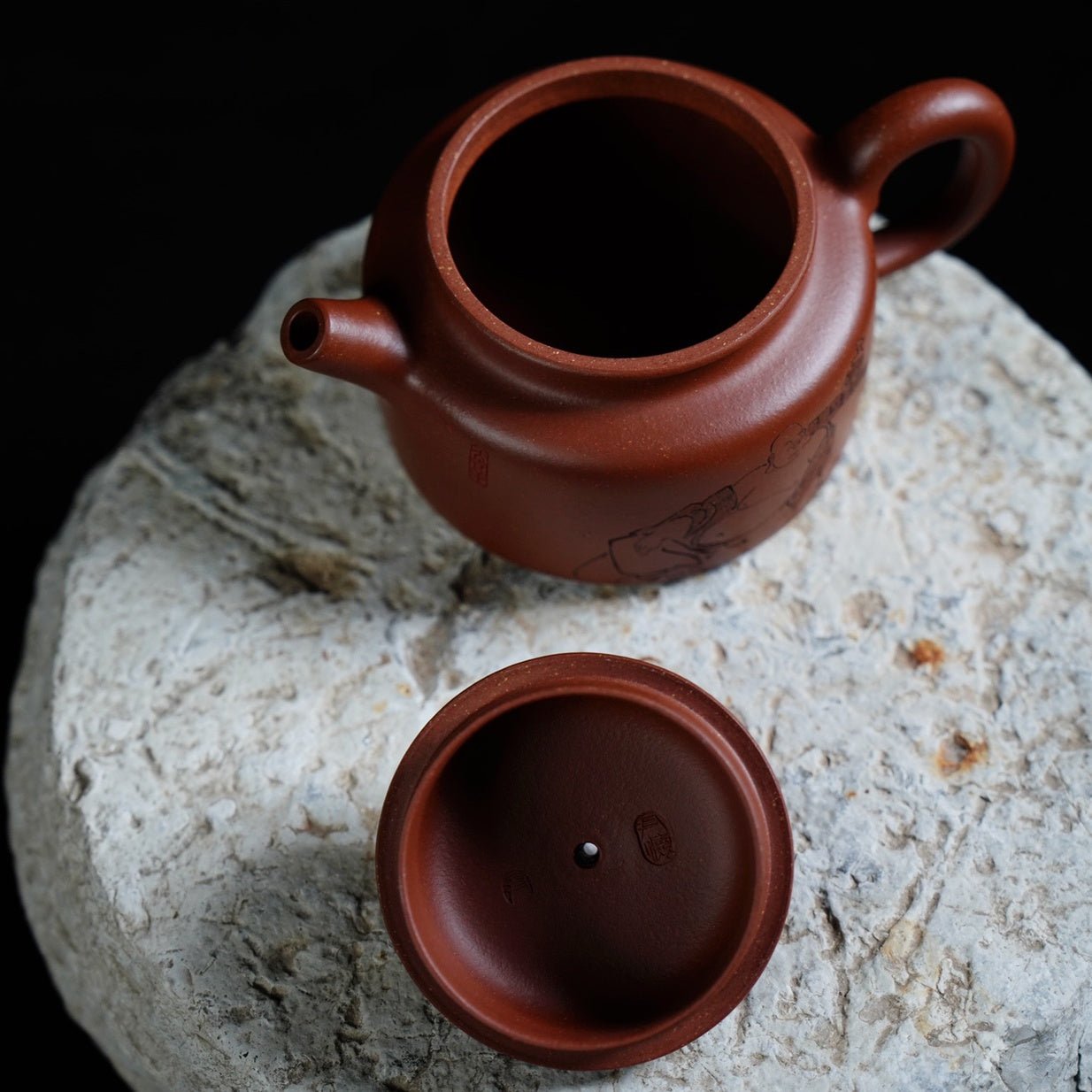 De Zhong 200cc - Yixing Handmade Teapot - zycs_China