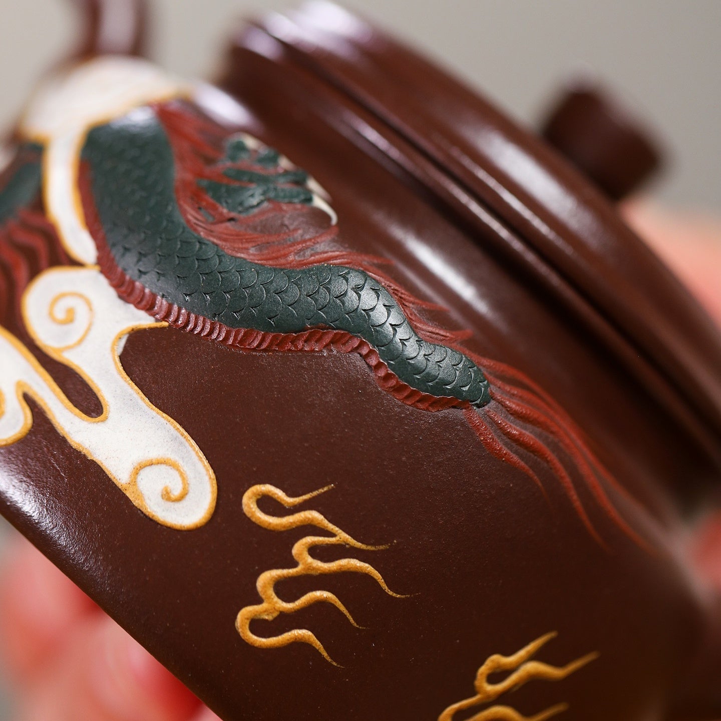 De Zhong 220cc - Yixing Handmade Teapot - zycs_China