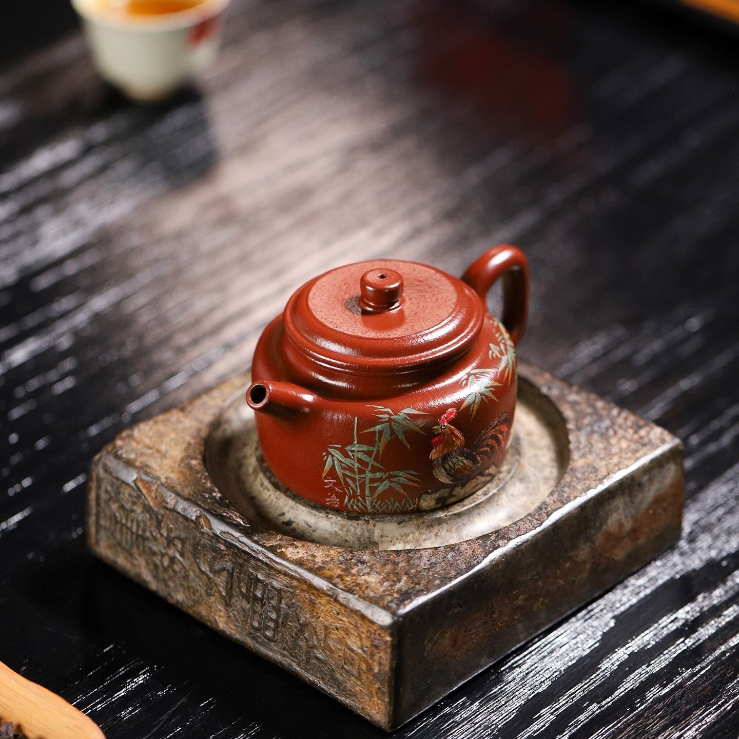 De Zhong 220cc - Yixing Handmade Teapot - zycs_China
