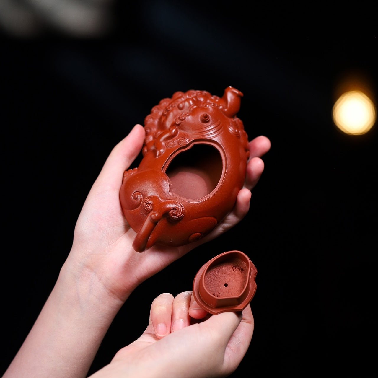 Di Ting Wu Xiang 130cc - Yixing Handmade Teapot - zycs_China