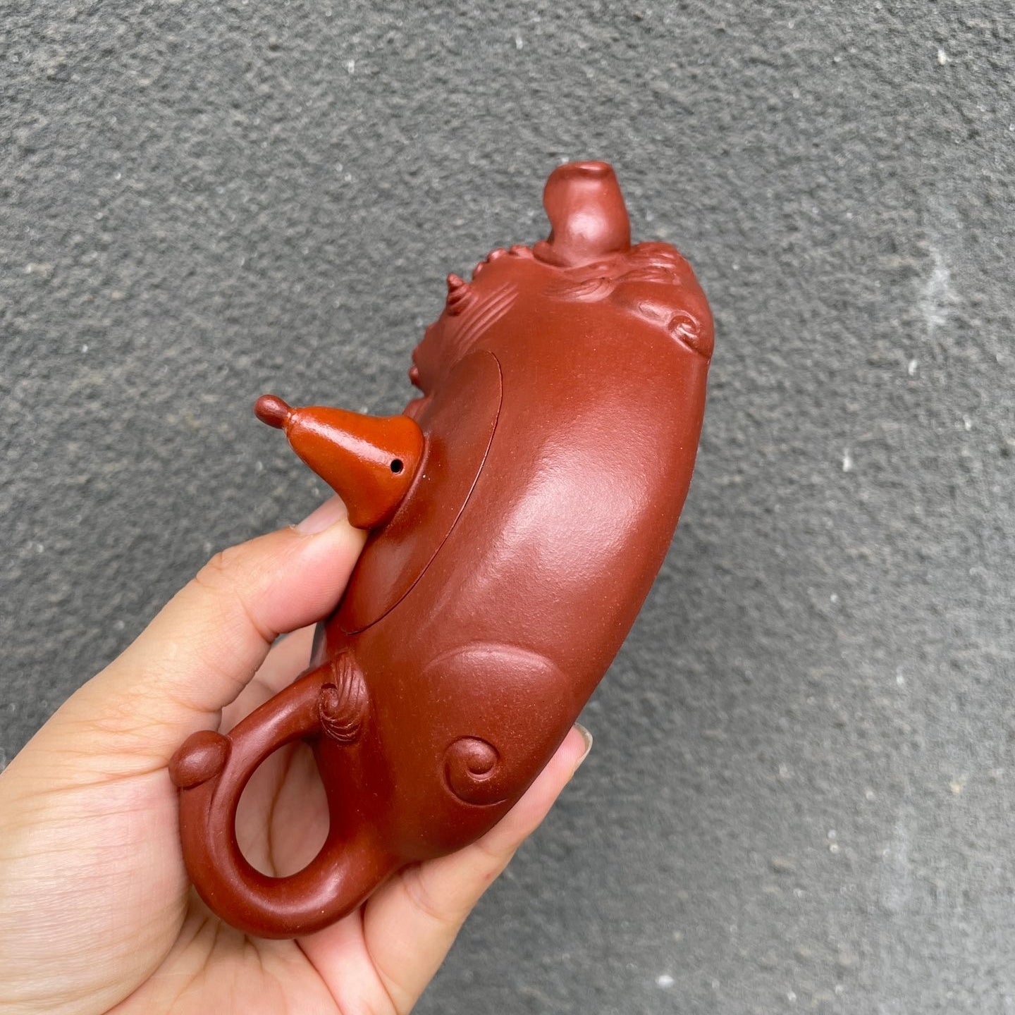 Di Ting Wu Xiang 130cc - Yixing Handmade Teapot - zycs_China