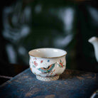 Die Lian Hua 100cc - Jing De Zhen Porcelain Teacup - zycs_China