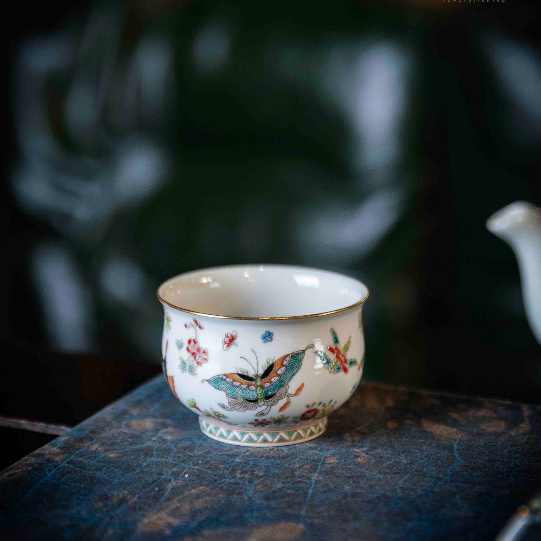 Die Lian Hua 100cc - Jing De Zhen Porcelain Teacup - zycs_China