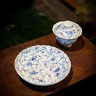Die Lian Hua 110cc - Jing De Zhen Porcelain Gaiwan - zycs_China
