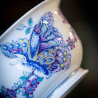 Die Lian Hua 110cc - Jing De Zhen Porcelain Gaiwan - zycs_China