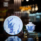 Die Lian Hua 110cc - Jing De Zhen Porcelain Gaiwan - zycs_China