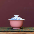 Die Lian Hua 120cc - Jing De Zhen Porcelain Gaiwan - zycs_China