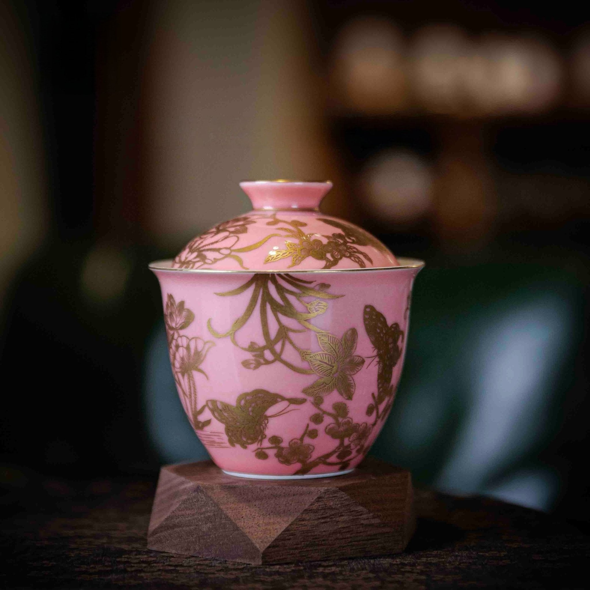 Die Lian Hua 130cc - Jing De Zhen Porcelain Gaiwan - zycs_China