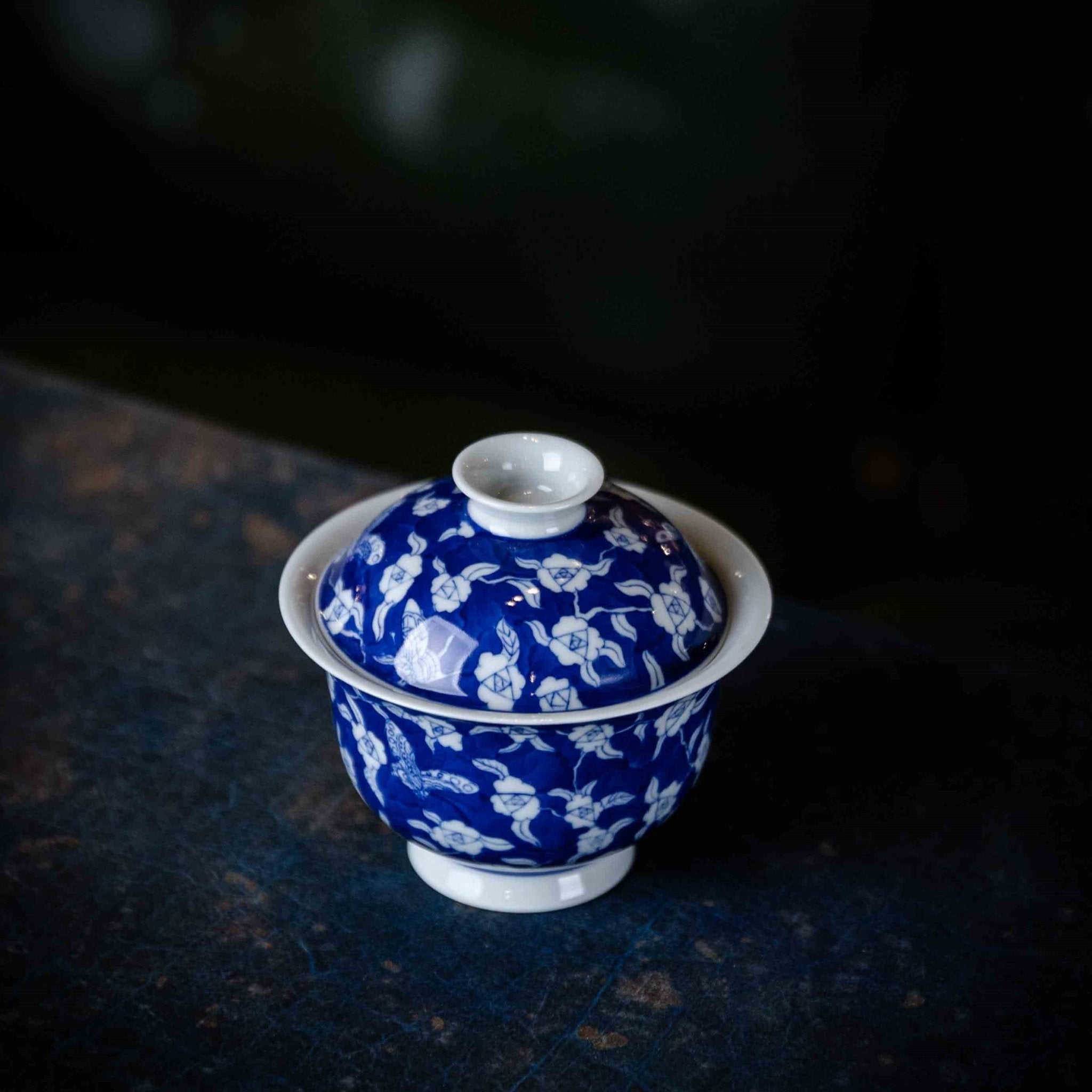 Die Lian Hua 140cc - Jing De Zhen Porcelain Gaiwan - zycs_China