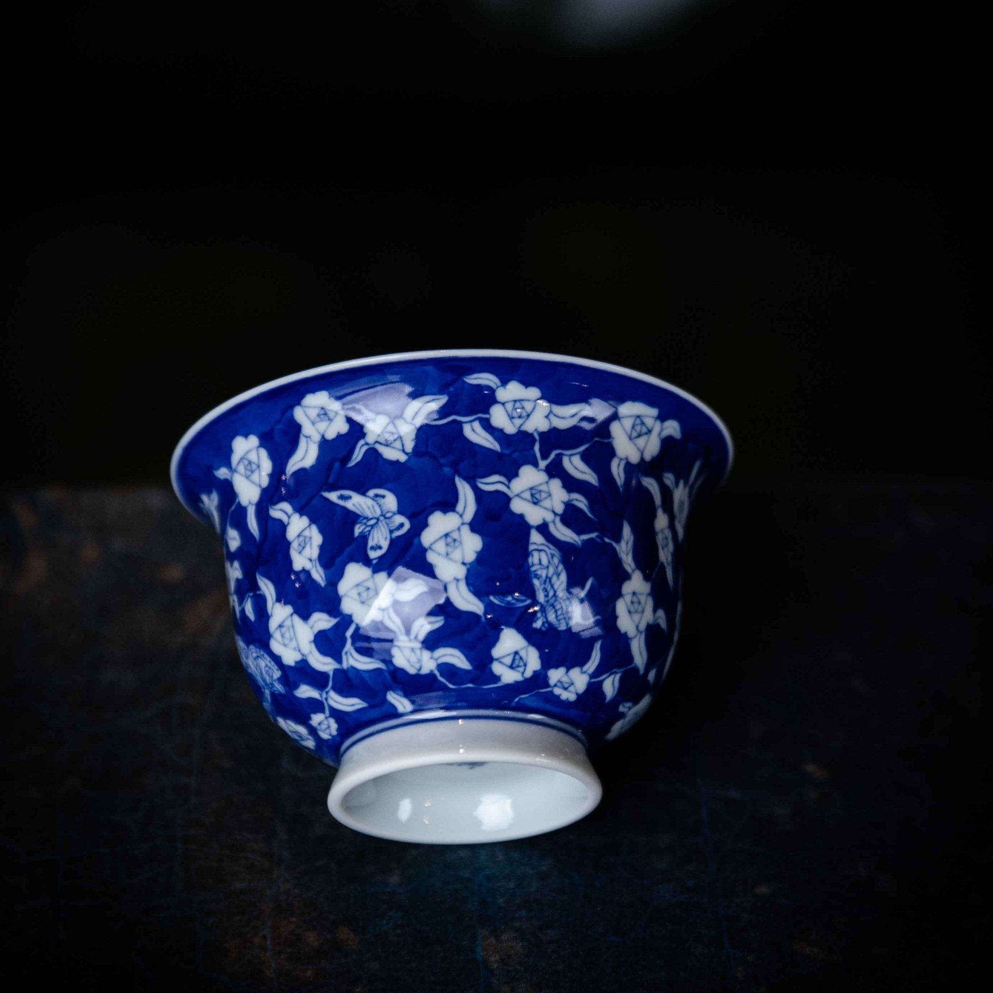 Die Lian Hua 140cc - Jing De Zhen Porcelain Gaiwan - zycs_China