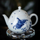 Die Lian Hua 180cc - Jing De Zhen Porcelain Teapot - zycs_China