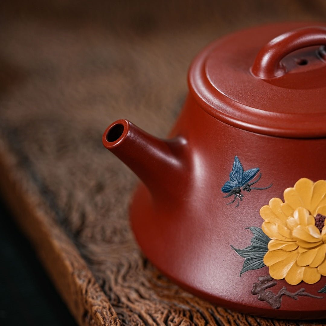 Die Lian Hua 220cc - Yixing Handmade Teapot - zycs_China