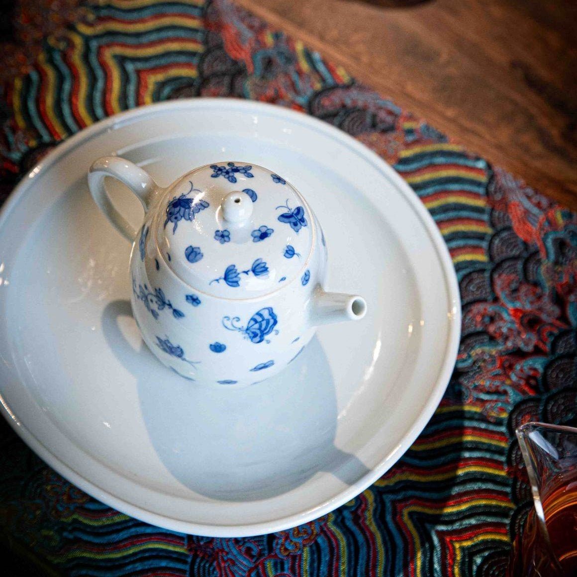 Die Lian Hua - Jing De Zhen Porcelain Teapot - zycs_China