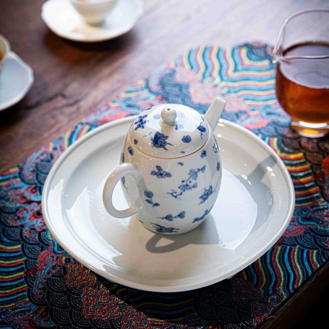 Die Lian Hua - Jing De Zhen Porcelain Teapot - zycs_China