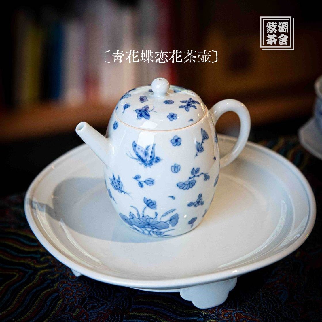 Die Lian Hua - Jing De Zhen Porcelain Teapot - zycs_China