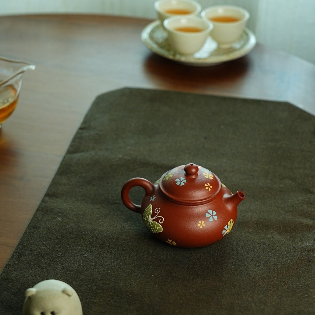Die Meng Rong Tian 120cc - Yixing Handmade Teapot - zycs_China - tea - teapot